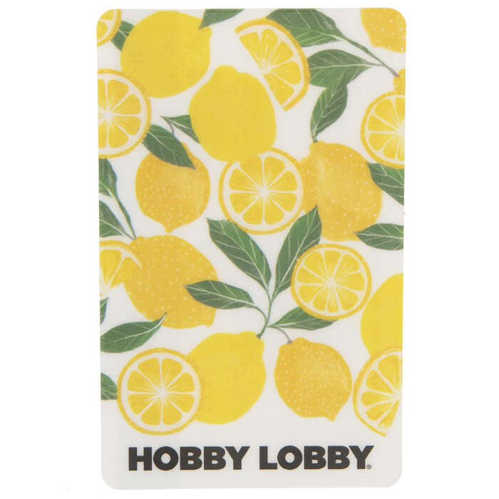 Lemons Gift Card Hobby Lobby