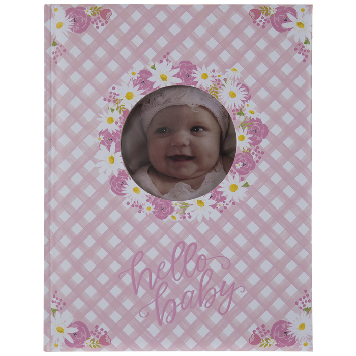 Pink Plaid Hello Baby Memory Book Hobby Lobby 2020618