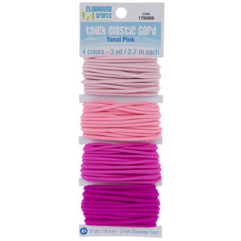 Tonal Pink Elastic Cord Hobby Lobby 80938849