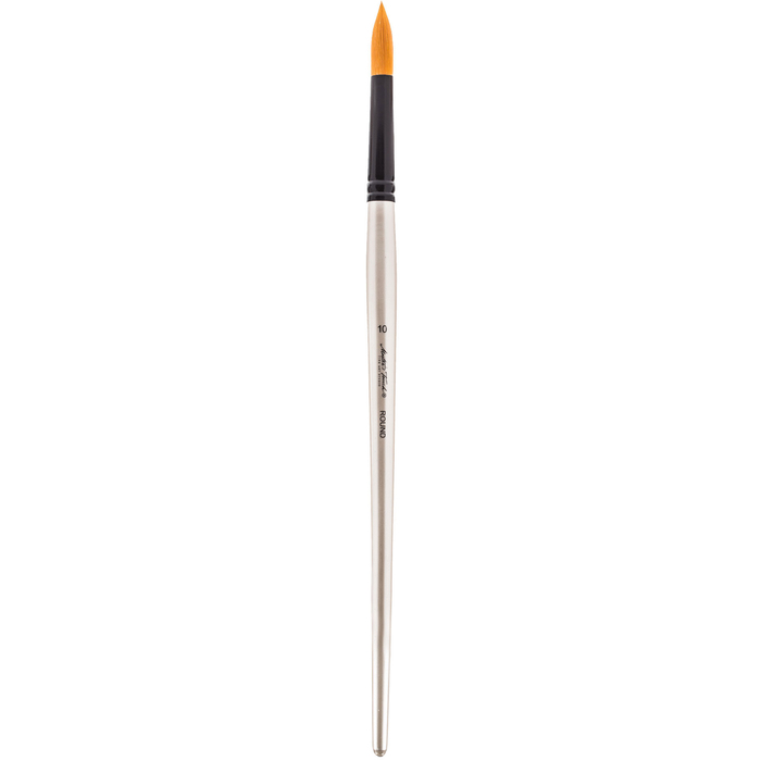 Premium Gold Taklon Round Paint Brush Size 10 Hobby Lobby 1609395