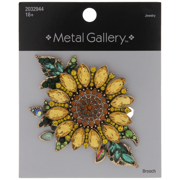 Sunflower Rhinestone Brooch Hobby Lobby 2032944