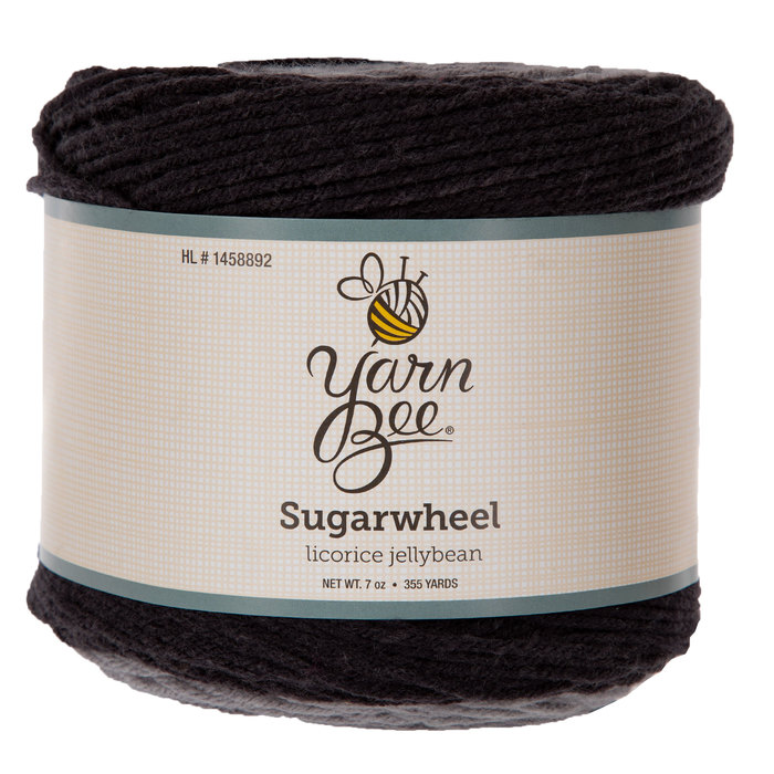 Licorice Jelly Bean Yarn Bee Sugarwheel Yarn Hobby Lobby 1458892