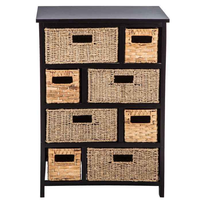 Black & Natural Wood With Drawers Hobby Lobby 369272
