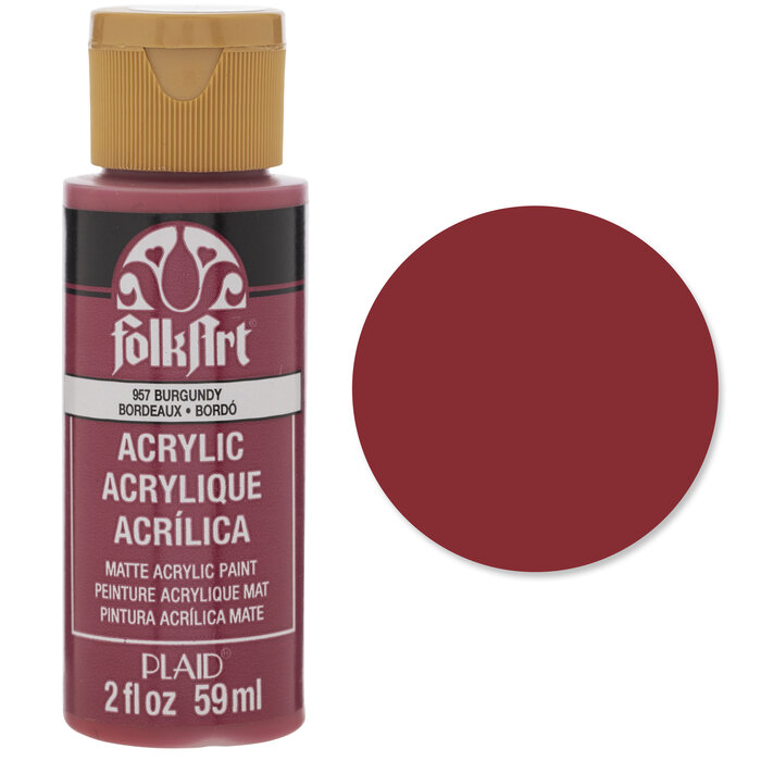 Burgundy FolkArt Acrylic Paint Hobby Lobby 151803