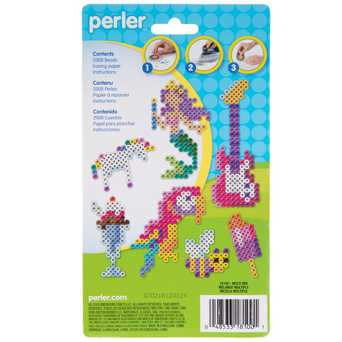 Rainbow Perler Bead Mix Hobby Lobby 562504