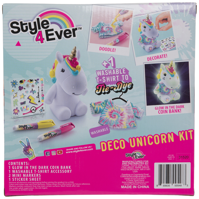 Deco Tie Dye Unicorn Bank Kit Hobby Lobby 2040707