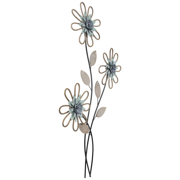 Aqua Flowers Wood Wall Decor Hobby Lobby 2187987