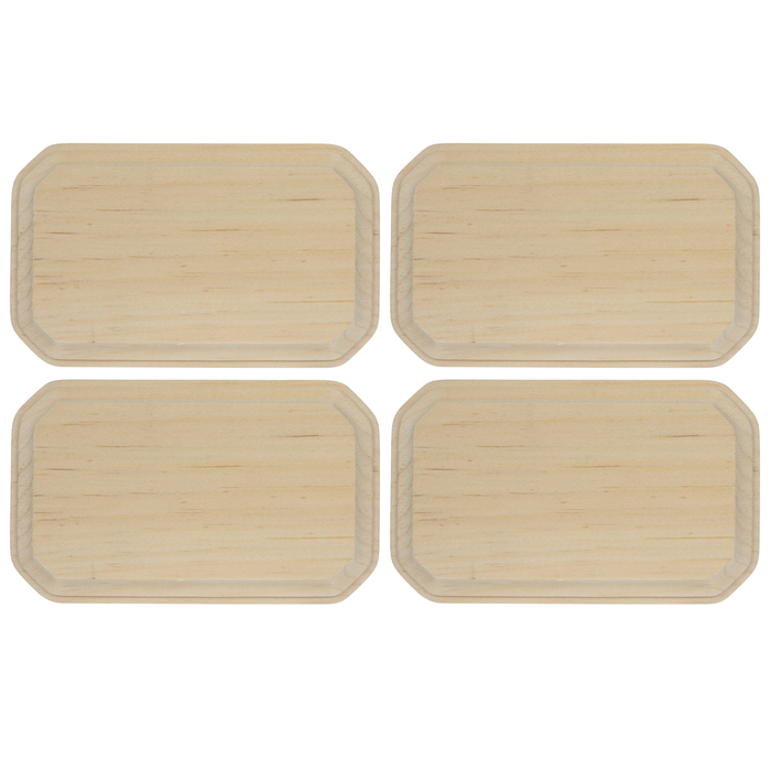 Clipped Corner Rectangle Wood Plaques Hobby Lobby