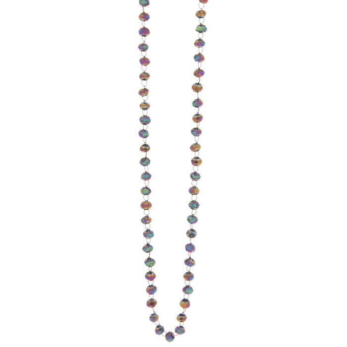 Iridescent Rhinestone Necklace 16" Hobby Lobby 2260487