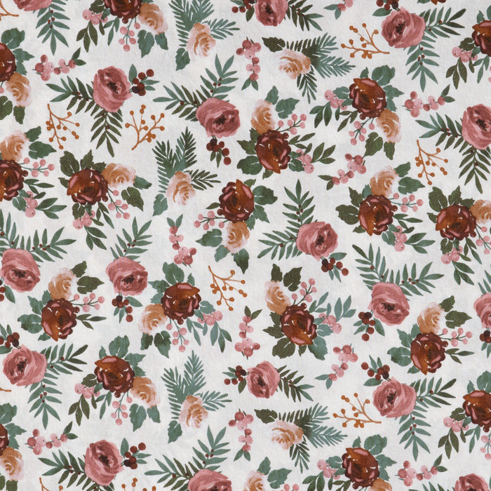 Mauve Floral Apparel Fabric Hobby Lobby 2012797