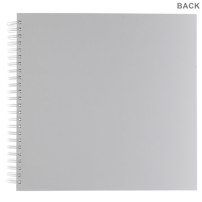 White Hardcover Spiral Scrapbook Album 12" x 12" Hobby Lobby 2257152