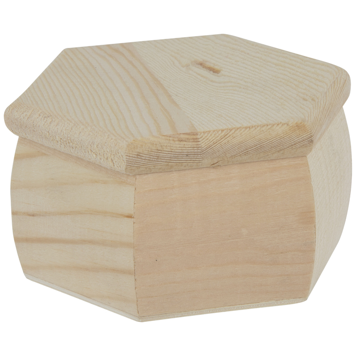 Hexagon Wood Box Hobby Lobby 1756261