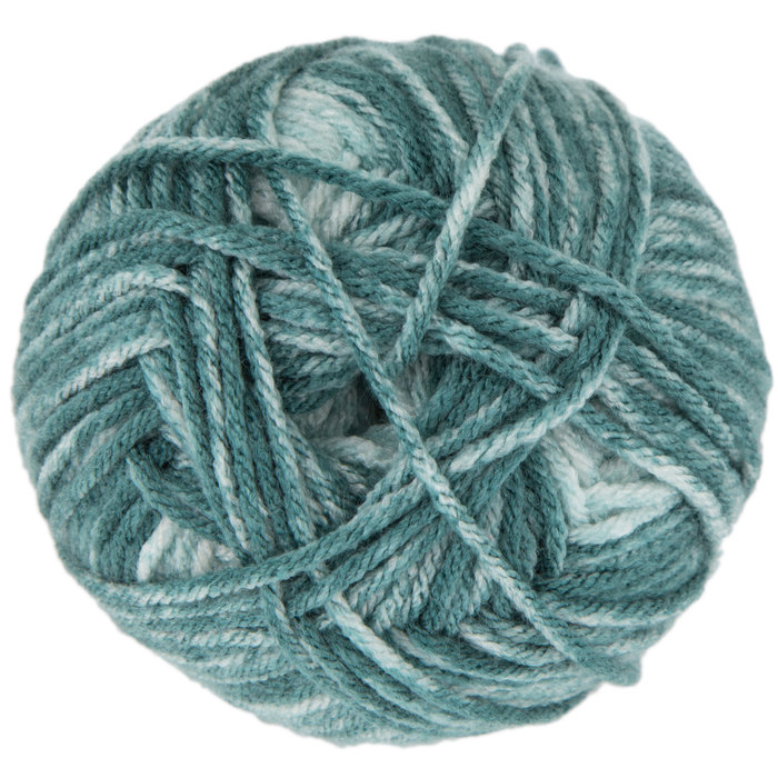 Teal Stripe Yarn Bee Soft & Sleek Print Yarn Hobby Lobby 1625367