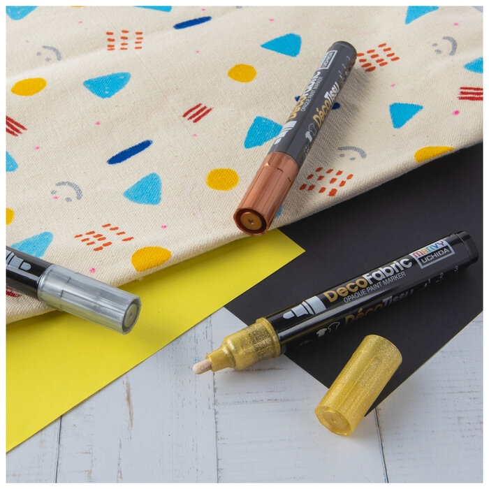 Glitter Gold DecoFabric Paint Marker Hobby Lobby 1942788