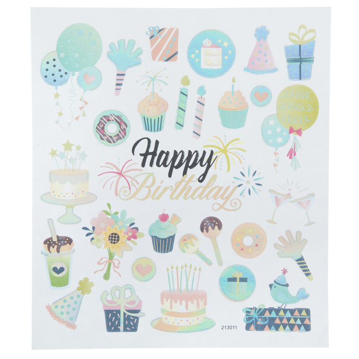 Happy Birthday Foil Stickers Hobby Lobby 1803352
