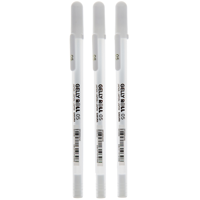Classic White GellyRoll Pens 3 Piece Set Hobby Lobby 1652460