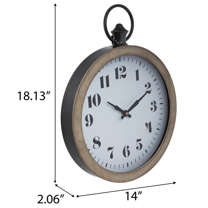 Gray Metal Wall Clock Hobby Lobby 2186922