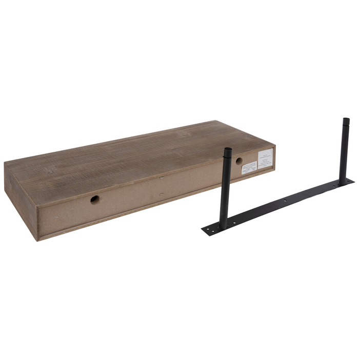 Walnut Floating Wood Wall Shelf Medium Hobby Lobby 1471523