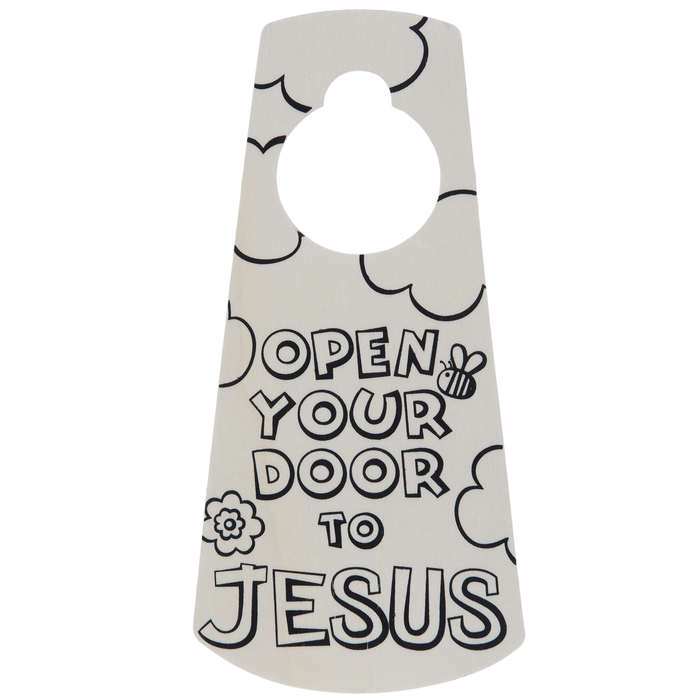 Open Your Door To Jesus Wood Door Hangers Hobby Lobby 1229251