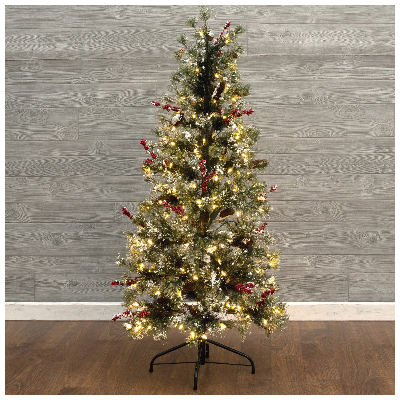 PreLit Radiant Micro LED Artificial Potted Tree Costco