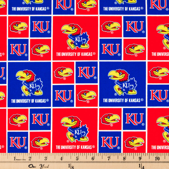 Kansas Block Collegiate Cotton Fabric Hobby Lobby 952457