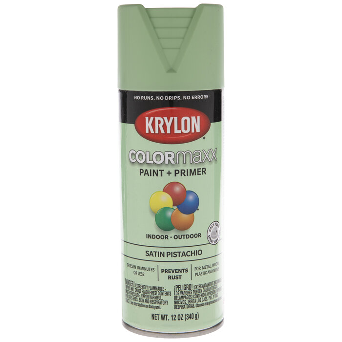 Pistachio Krylon ColorMaxx Satin Spray Paint & Primer Hobby Lobby