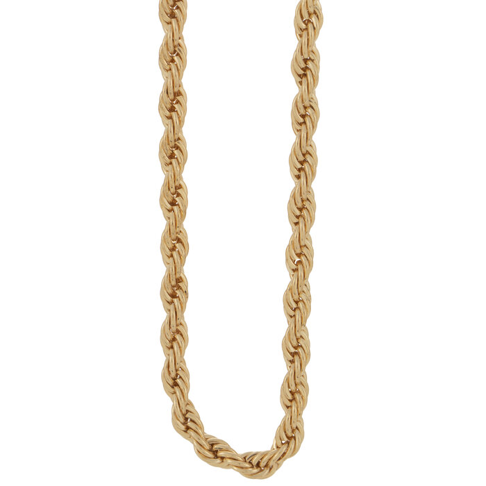 Twisted Rope Chain Necklace - 16