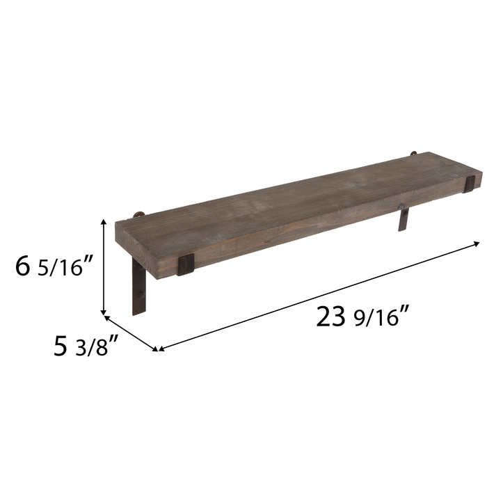 Brown Rustic Wood Wall Shelf Hobby Lobby 1318039