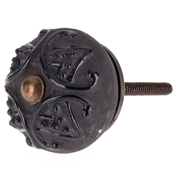 Glossy Black Diamond Knob Hobby Lobby 1490861