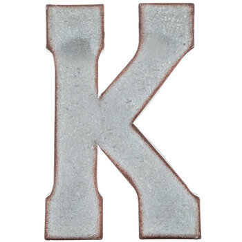 Galvanized Metal Letter Wall Decor K Hobby Lobby 138547 - Letter K Wall Decor Galvanized Metal Letter Wall Decor K Hobby Lobby 138547 - Letter K Wall Decor