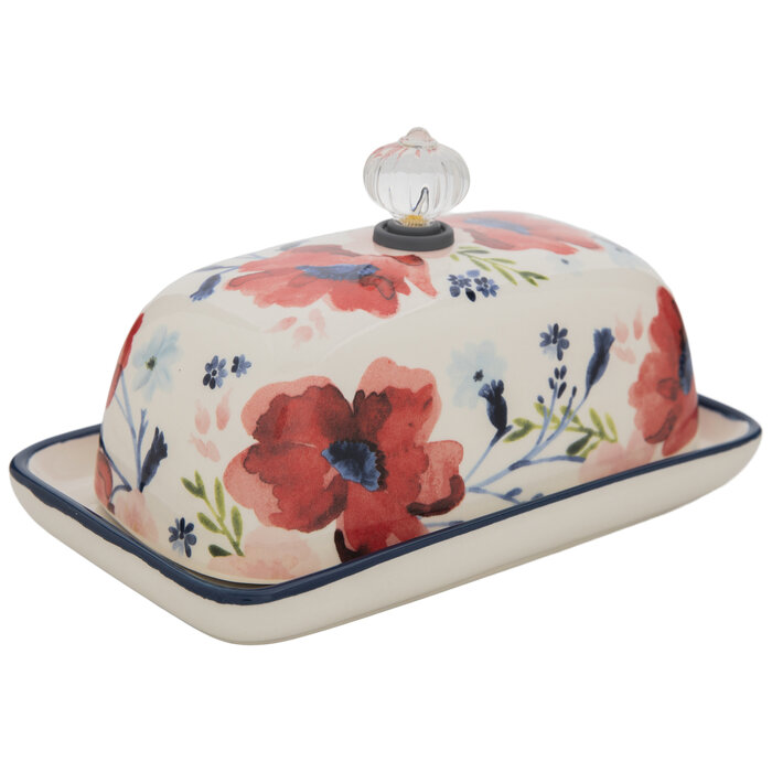 Dolly Parton Red Poppy Butter Dish Hobby Lobby 5642020