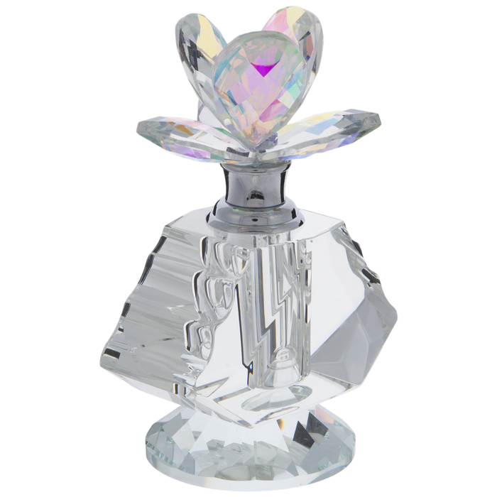 Iridescent Faceted Glass Perfume Bottle Hobby Lobby 1998731