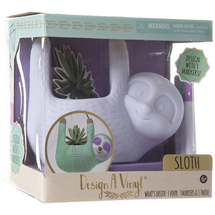 Design A Vinyl Sloth Planter Kit Hobby Lobby 2041879