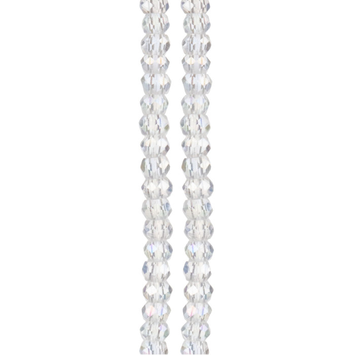 Crystal AB GemCut Glass Bead Strands Hobby Lobby 1656131