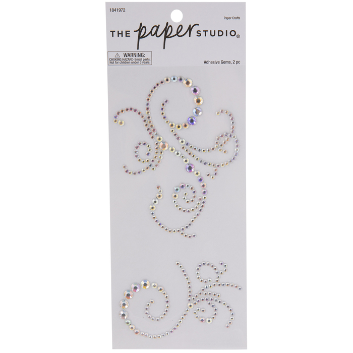 Rhinestone Flourish Stickers Hobby Lobby