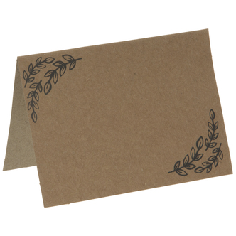 Kraft Stella Weds® 50 x Blank Wedding Party Table Name Place Cards Kraft Stella Weds® 50 x Blank Wedding Party Table Name Place Cards