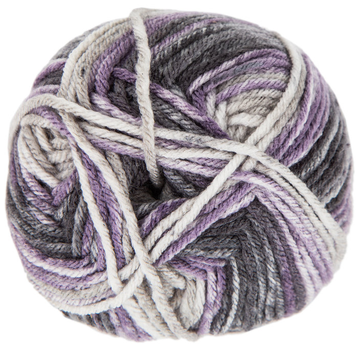 Purple & Gray Multi Yarn Bee Soft & Sleek Yarn Hobby Lobby 1345883