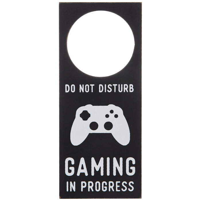 Gaming In Progress Wood Door Hanger Hobby Lobby 2183002