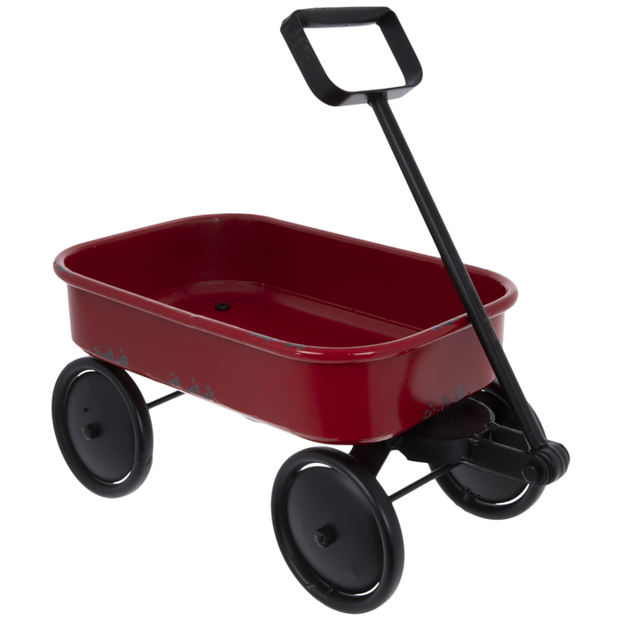 red steel wagon