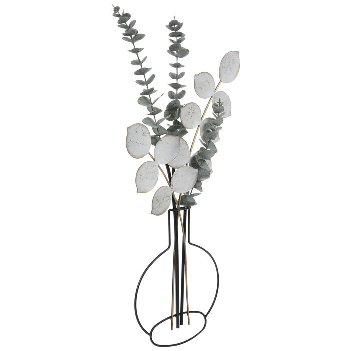 Eucalyptus In Vase Metal Wall Decor Hobby Lobby 2067320