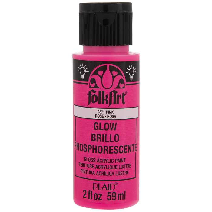 Pink Glow FolkArt Acrylic Paint Hobby Lobby 1940733