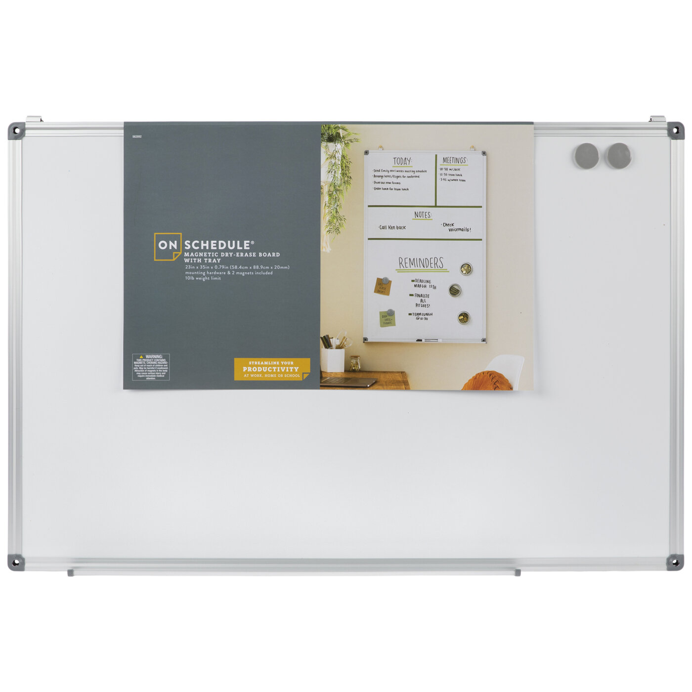 Magnetic Dry Erase Board With Tray - 23 X 35 | Hobby Lobby | 81132799