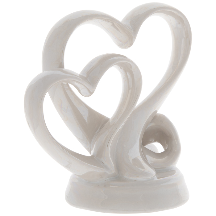 Pearlescent Double Heart Cake Topper Hobby Lobby 518100