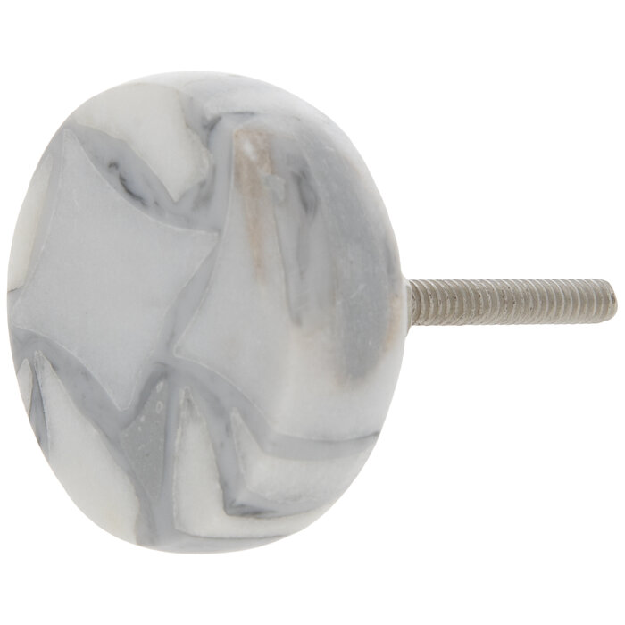 White Faux Marble Knob Hobby Lobby 2125060