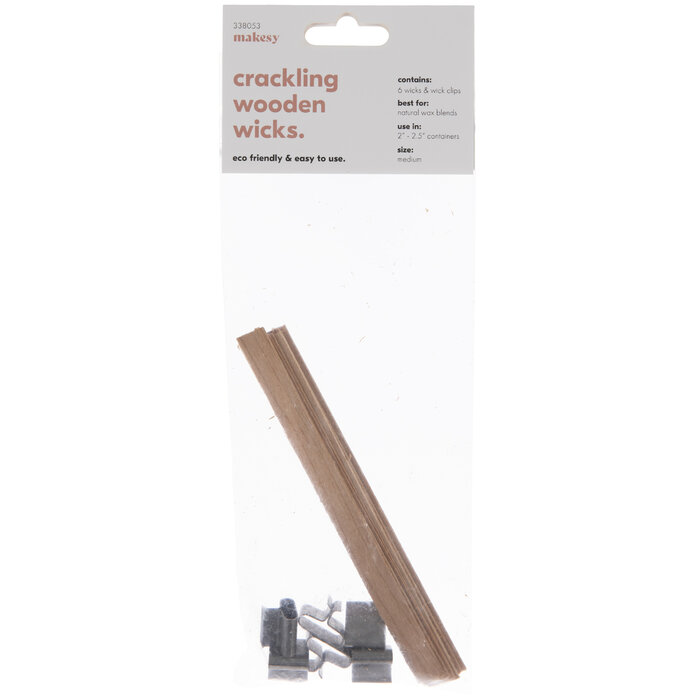 Crackling Wooden Wicks Medium Hobby Lobby 338053