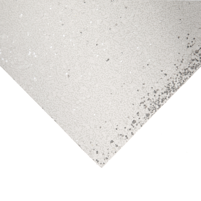 Silver Chunky Glitter Scrapbook Paper 12" x 12" Hobby Lobby 283713