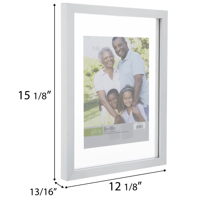 White Float Wood Wall Frame 8" x 10" Hobby Lobby 2021129