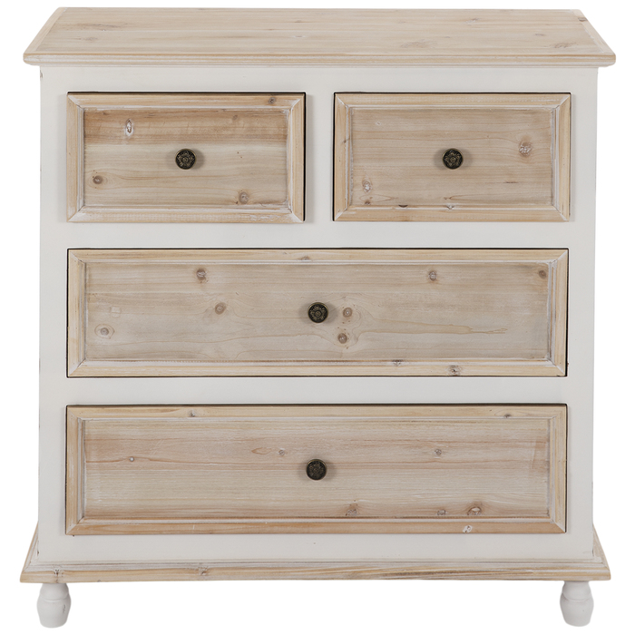 White & Natural Wood With Drawers Hobby Lobby 1878032