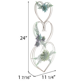 Flowers & Hearts Metal Wall Decor | Hobby Lobby | 2065191