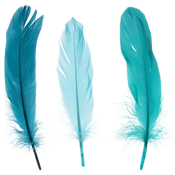 Blue Mixed Goose Feathers Hobby Lobby 2127835